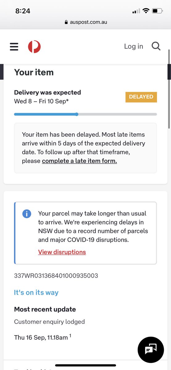 MarketWizard323's tweet photo. @DavidDmacca @auspost Consider your self lucky, it took me 3 complaint and they still wouldn’t deliver and refuse to declare lost so I can’t claim compensation. If I am you, I am opening a champagne to celebrate https://t.co/fHP7M0Ffpl