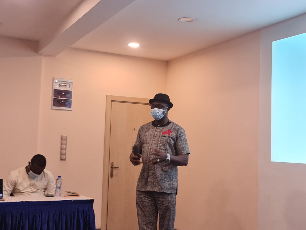 We were privileged to have Dr. Christian Addai-Poku, Registrar of the National Teaching Council, join us on the 1st day of the ICT integration handbook for teaching and learning writing workshop. According to him, "Teachers must drive technology and not the other way round".