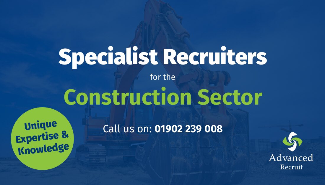 advancedrec1's tweet photo. Did you know we are specialist recruiters for the construction industry ? 

Call us today 01902 239008 📞 https://t.co/0JkM3zIarn