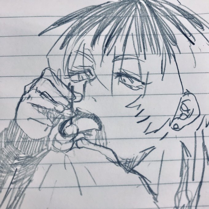 セルフで舌ピ開けるンドの絵です 