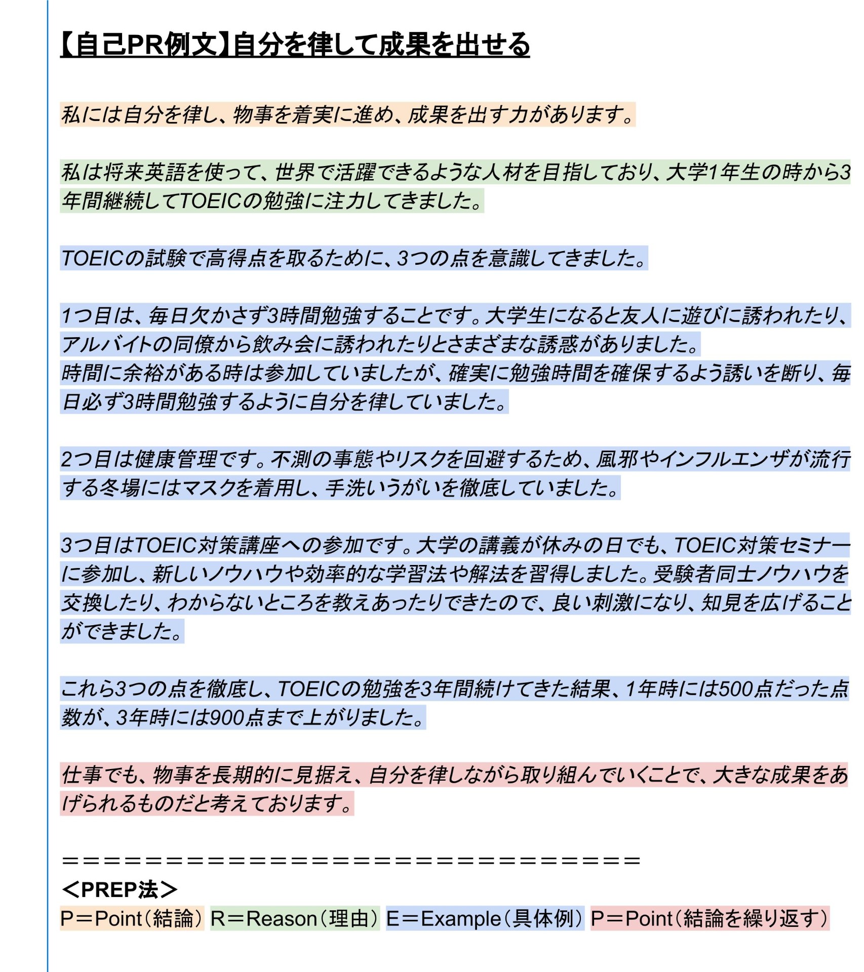 オファー型就活アプリ Offerbox オファーボックス 強み別自己pr例文集 自己prで強みをアピール ３つの強みを例に挙げ 自己prの例文をご紹介します 分かりやすく伝える為には Prep法 がおすすめです 皆さんの持つ人柄 特性である 長所