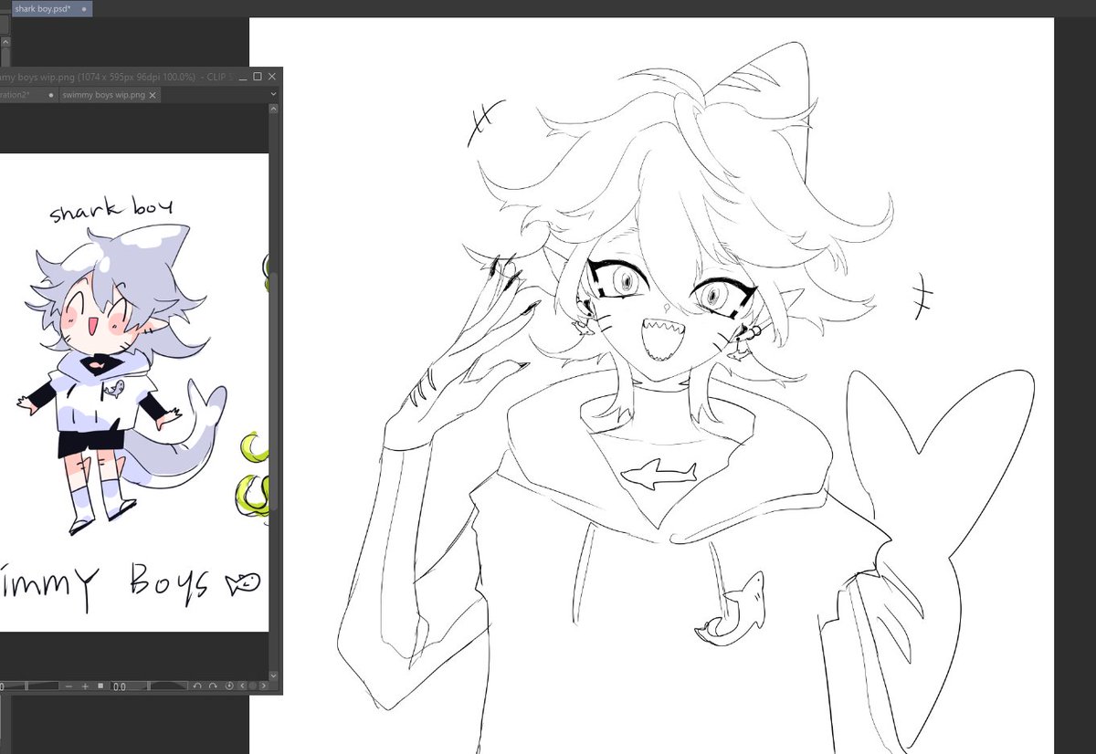 🦈WIP🦈

wip of the shark boy adopt yoooooooooo! 