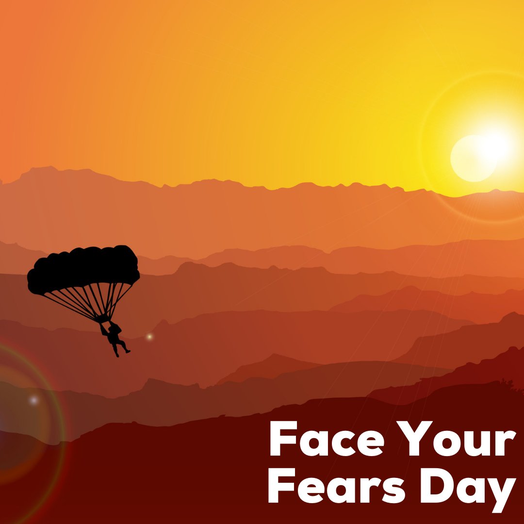 OneGroupRA's tweet photo. Conquering your fears and stepping outside your comfort zone can be scary but also deeply rewarding. Seize the day and stand up to what's holding you back on Face Your Fears Day. https://t.co/IS70D0shD0