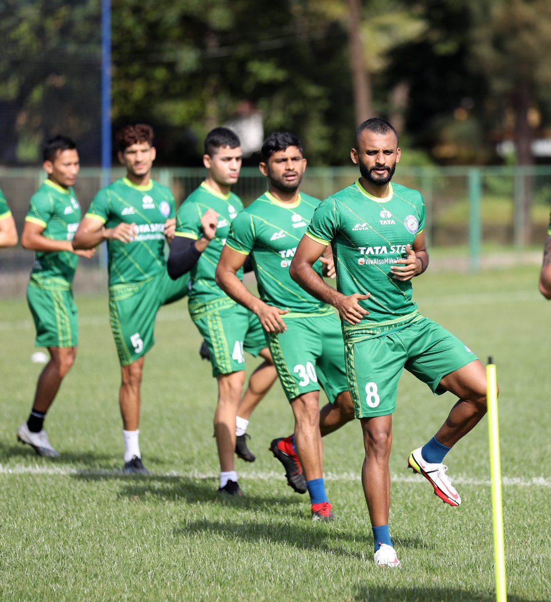JamshedpurFC's tweet photo. The perfect sync has already been established amongst our lads 😁💯

#JamKeKhelo @NarenderGahlot https://t.co/HWr33pytd1