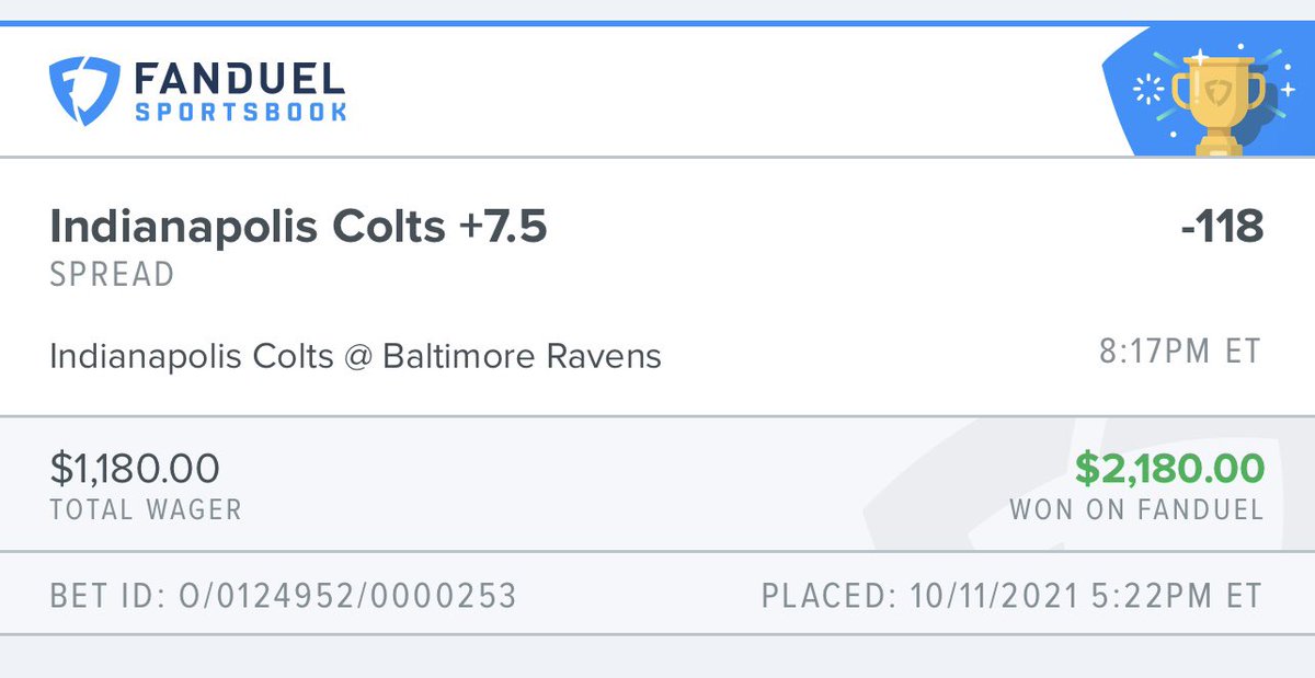 RedHotNBA's tweet image. NFL been good to me this year 🥱🤑 smoked em today with a semi-hedge #NFL #MNF #NFLPicks #sportsbettor