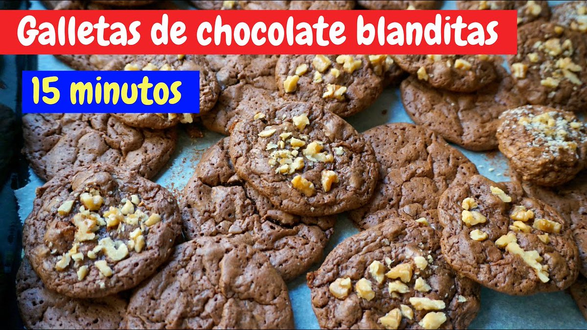 RT <a href="/Sariaa1/">Anna recetas fáciles</a> Galletas de chocolate blanditas en 15 minutos (brownie cooki.. tinyurl.com/yk2t9lmr