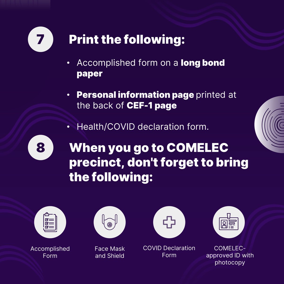 abotkamay_ph's tweet photo. REGI KA NA BA?

18 Days Left Before VOTER REGISTRATION Ends!

Below are the easy steps you must follow for voter registration.

#VoteNote: Ang boto mo ay para sa milyun-milyong Pilipino!

Sama-sama tayong maging REGI for 2022! 

#RegiKaNaBa
#RegisterToVote
#MasMaramiTaYOUTH https://t.co/WvOYKEHCcB