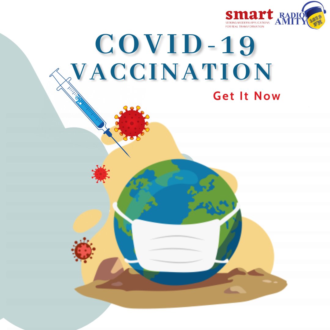 radio_amity's tweet photo. Get your vaccination done and stay protected.
#radioamity #vaccination #amityuniversity #covidvaccine https://t.co/p4uHpumiea