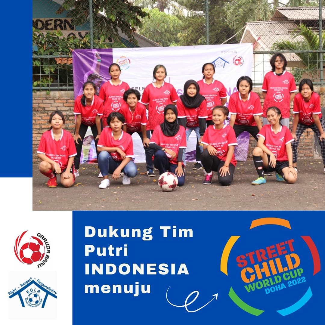 GarudaBaru_ID's tweet photo. Halo!! Kami kembali 🙋 Garuda Baru akan kembali terbang tinggi.

Setelah mewakili Indonesia di Brazil tahun 2014, masuk babak Semi Final tahun 2018 di Moskow, @garudabaru_id akan kembali berlaga. 10 Srikandi kecil Indonesia akan mengikuti Street Child World Cup 2022 di Qatar. https://t.co/XR3BE7b1qt