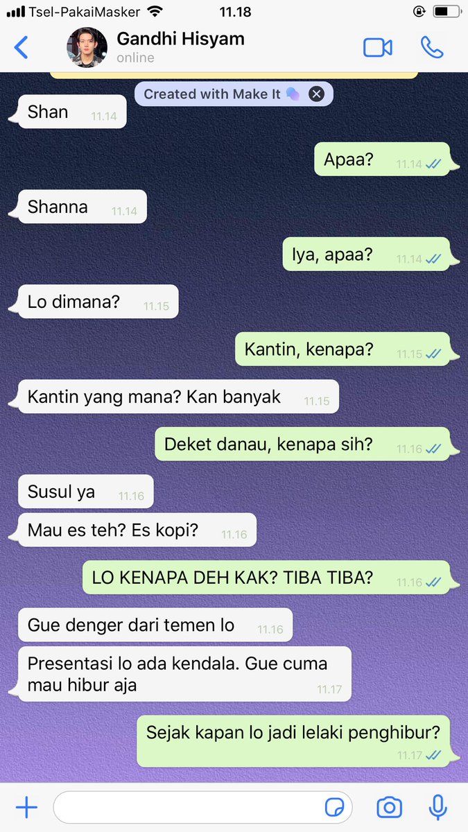 divintojays's tweet photo. hisyam cuma tahan banting, tapi ga tahan shanna. https://t.co/4wG0C9g7N1