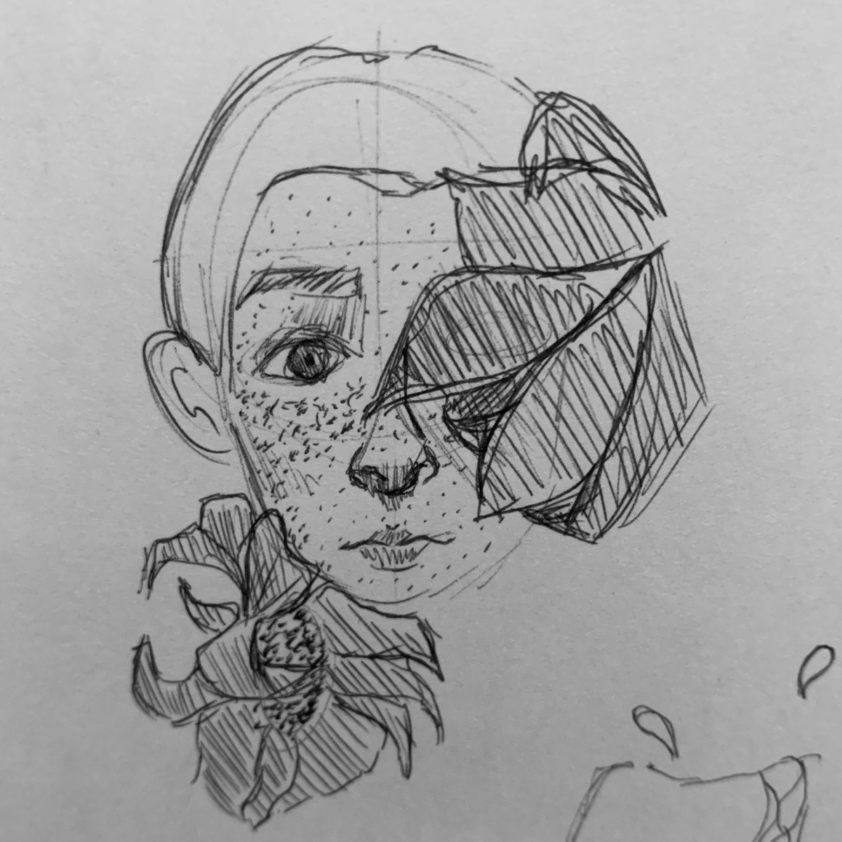juniiopopped's tweet photo. I like this sketch !! Lately I have been trying to draw more to *improve* my art and honestly I’ve been enjoying doing quick pen doodles https://t.co/5joLF0cYpf
