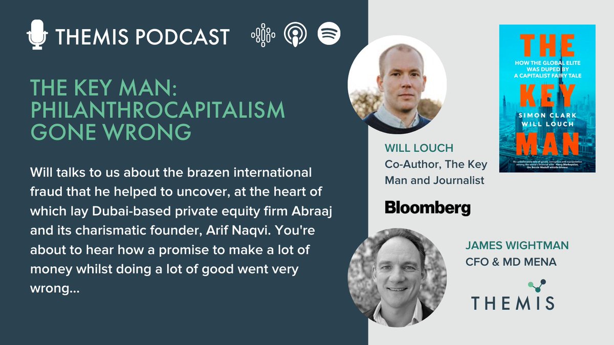 Themis_FCA's tweet photo. Pod release 🎙️
Delighted to speak to @william_louch as part of our series interviewing journalists and authors who have helped uncover audacious financial crimes. Tune in where you get your podcasts or here:
https://t.co/rKYJuUBZSQ
#themis #financialcrime @abraajgroup #thekeyman https://t.co/CJDc9bwNOK