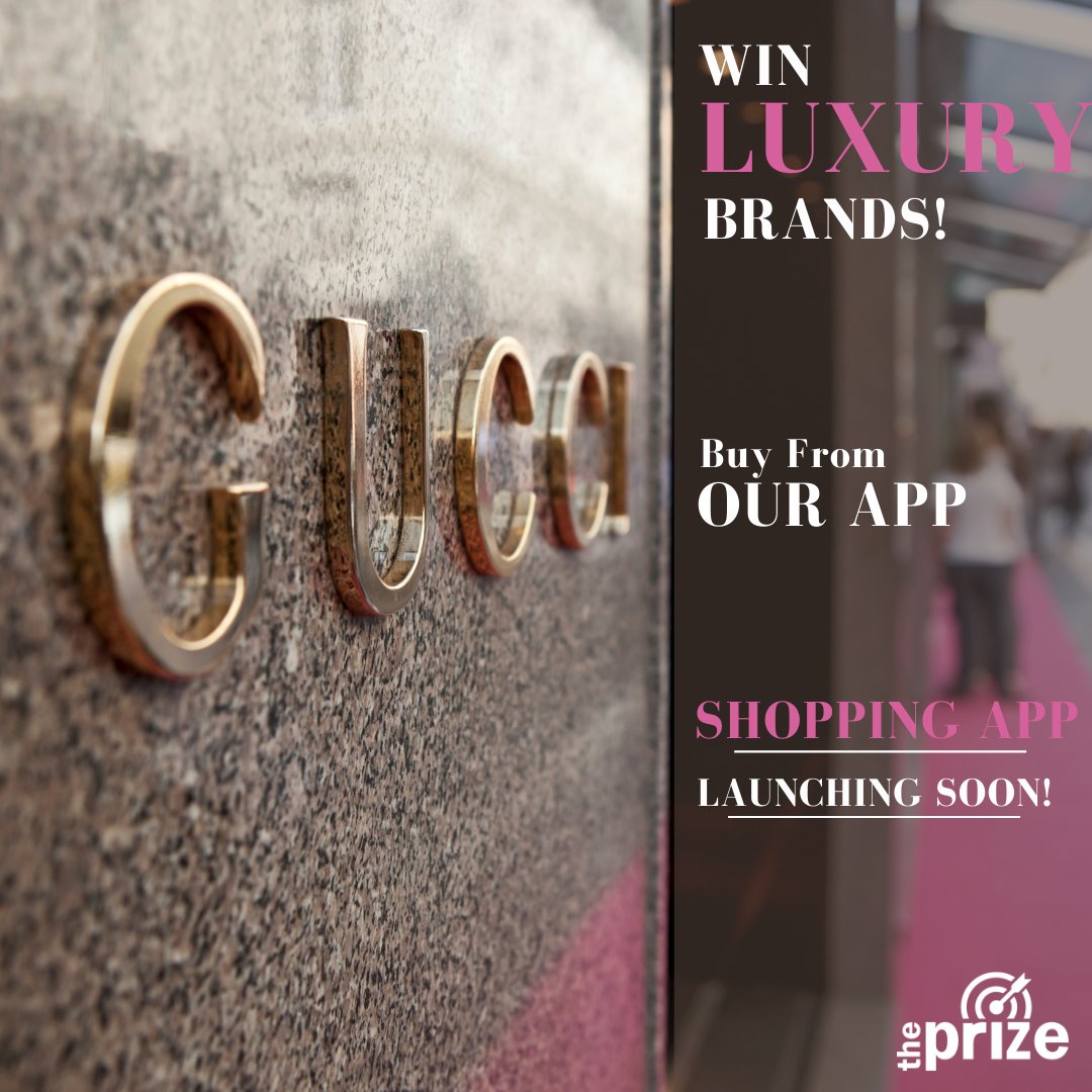 ThePrizeme's tweet photo. Buy any item from our app and have a chance to Win one of the Luxury brands or equivalent amount of #cash !

#theprize app launching soon.

#followus #comingsoon #luxury #luxurylifestyle #luxurybrand #launchingsoon #gucci #guccicap #gucciwallet https://t.co/uFV4ZYhCrO