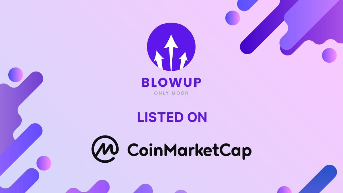 WE GOT LISTED ON CMC 🔥🔥💎

coinmarketcap.com/currencies/blo…

More big news coming 🚀