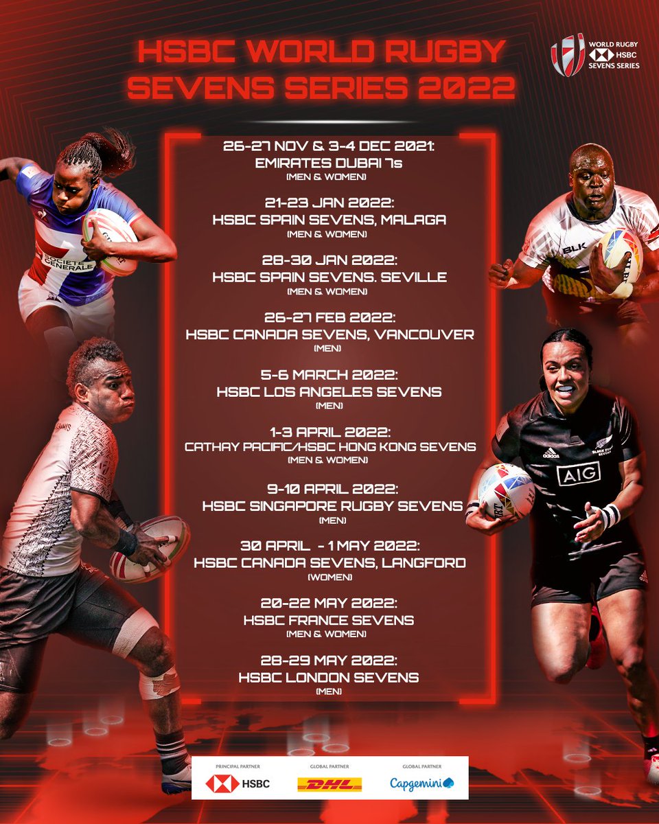 Welcome to the party, Malaga, Seville &amp; Toulouse! 🎉

There's THREE new venues to get excited about for the 2022 #HSBC7s Series 🙌