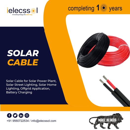 ielecssol's tweet image. Solar Wire Product
Product features:
Resistant to Fire and Halogen-free
Conductor: Flexible Electrolytic Tinned fine copper strands
You can buy directly from shop.ielecssol.com
Website: ielecssol.com
Contact: 9560722534

#DCWIRE #DCCable