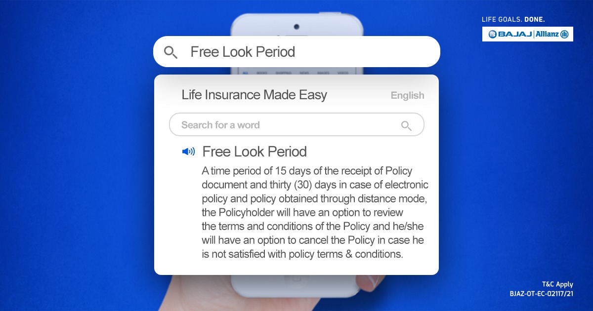 bajajlife_in's tweet photo. Always baffled when you hear life insurance industry terminology? Bajaj Allianz Life’s #LifeInsuranceMadeEasy has got your queries covered. Visit the link to know more: https://t.co/vADfPnQvDT
#FreeLookPeriod https://t.co/pERN2XjTNF