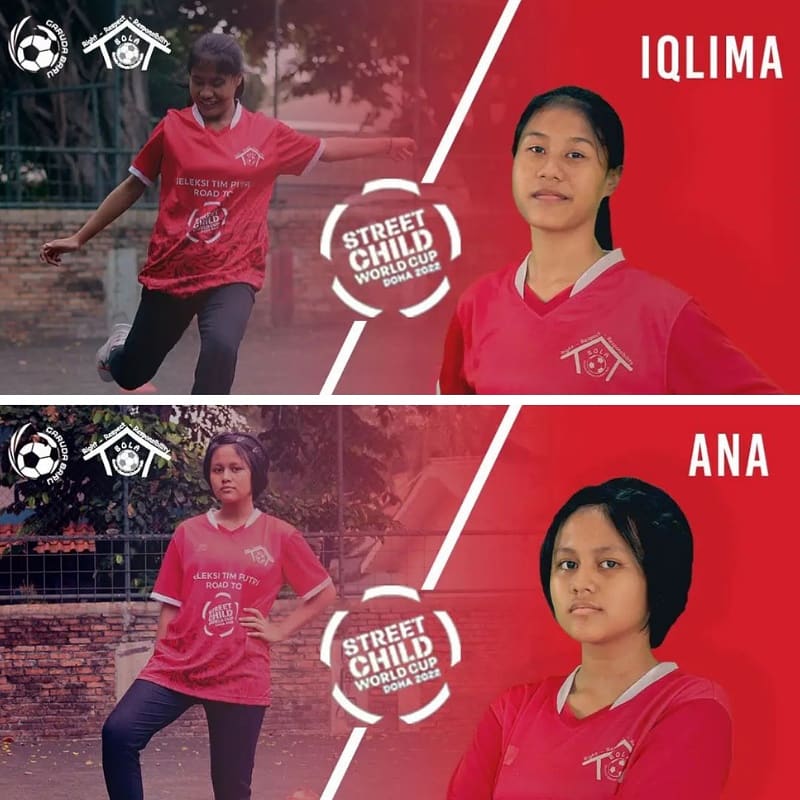 GarudaBaru_ID's tweet photo. 10 dari 14 anak perempuan ini akan mewakili Indonesia untuk berlaga di Street Child World Cup 2022 di Doha, Qatar. Bukan hanya untuk berkompetisi, tetapi juga menjadi suara bagi anak-anak Indonesia agar terpenuhi hak-haknya. Yuk kasih semangat buat mereka 🇮🇩 https://t.co/bcfr9qXOdQ