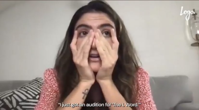 wlwduh's tweet photo. Arienne Mandi gushing over the L Word and talking about how much Dani means to her is so CUTE https://t.co/YJ2E9Vwn6q