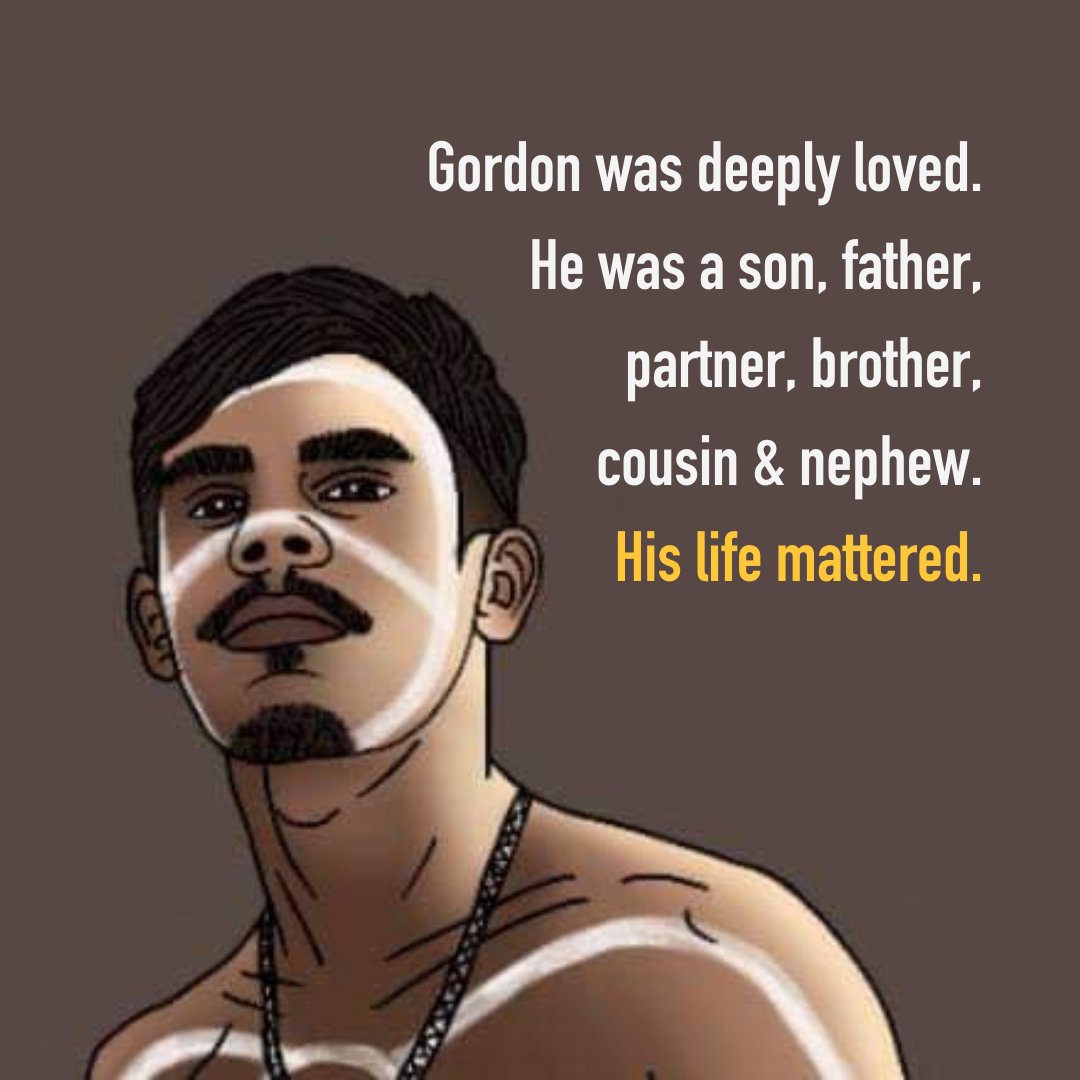 ALS_NSWACT's tweet image. Gordon Copeland's family want answers to how the 22-year-old Gomeroi man ended up in the Gwydir River and what happened in his final moments. Please keep them in your thoughts during Sorry Business and let's stand by them as they seek justice for Gordon. alsnswact.org.au/death_of_gordo…