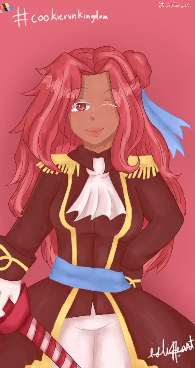 maisakurasuki's tweet photo. Drawing Raspberry Cookie 🍒🗡️ #cookierun #cookierunkingdom #raspberrycookie https://t.co/v9sb8KQTgq