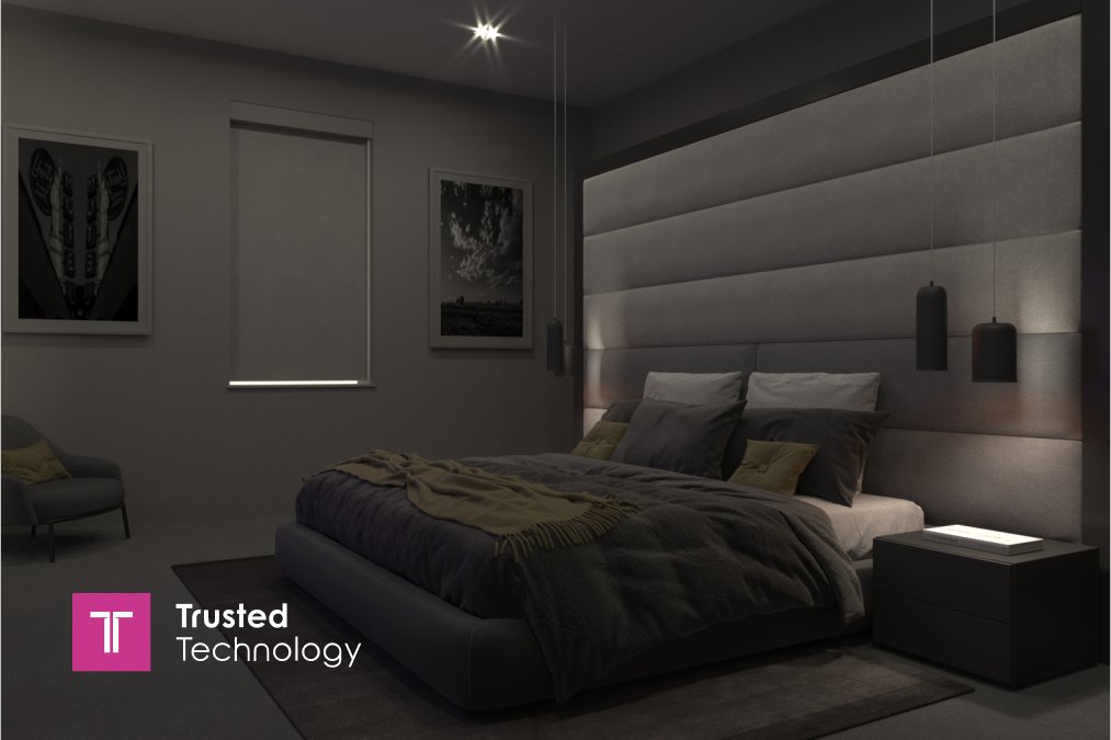 TrustedTechLtd's tweet image. We&apos;ve been working on some amazing home automation projects recently.

Check out the lighting and TV wall in this master suite! 🌟

#homeautomation #hometechnology #homeautomationtechnology #smarthome #smarthomeinstallation #smarthomecompany #smathometechnology #smartlighting