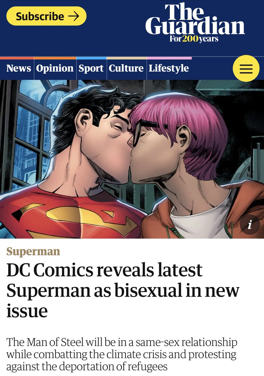 pauldbowen's tweet photo. Oh please… is the ‘Man of Steel’ not even safe from these idiots, is nothing sacred anymore …. 🤦🏻♂️
#Superman #PCBollocks https://t.co/nYs6q2CKUm
