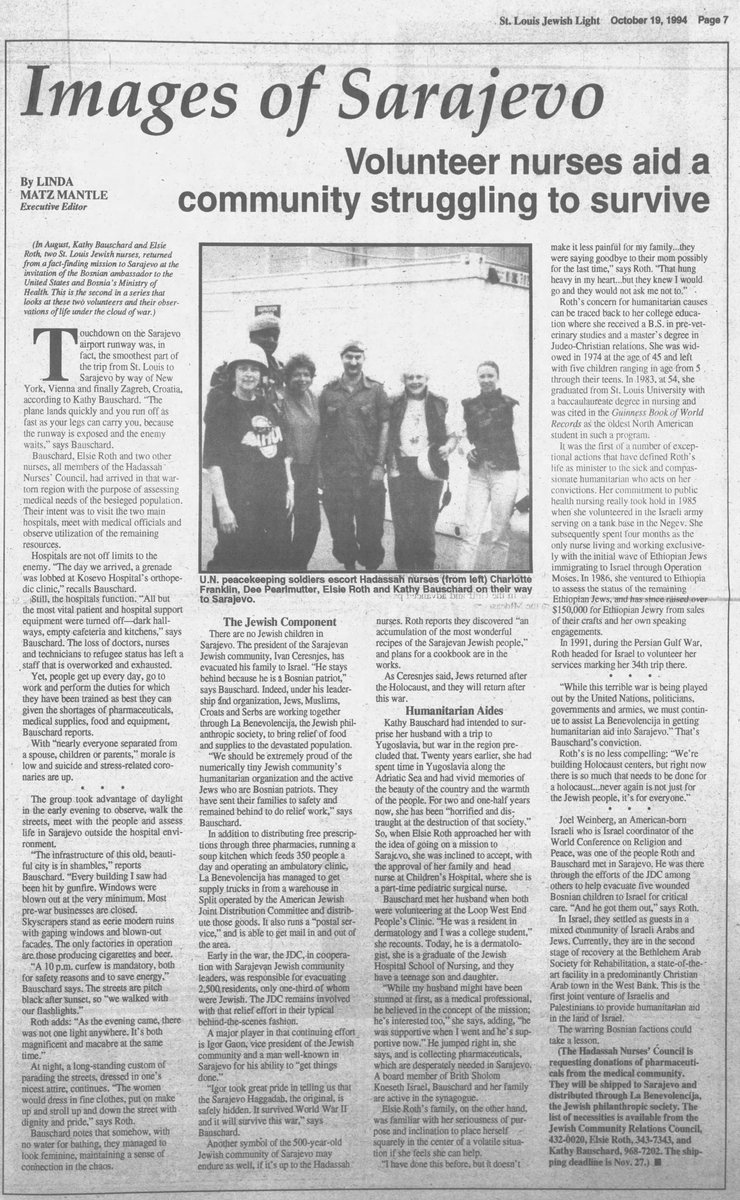 SniperAlleyPhot's tweet photo. ...and this one.

St. Louis Jewish Light newspapers
19 October 1994
written by Linda Matz Mantle.

#ToSaveALife https://t.co/69jh648dlj