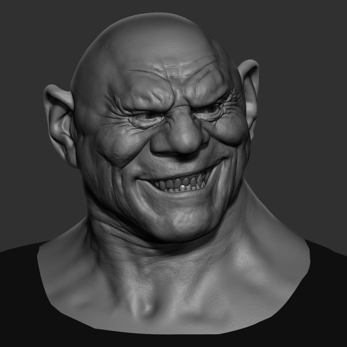onelasagnacat's tweet photo. I spent a bit more time on the pose and designing the grin. I worked more on the details and a pose.
#3d #3dart #3dprinting #ZBrush #grin #giant #facialmodelling #facialexpressions #smile #fantasy #fantasyart #characterdesign #character #davebatuista #tonyblair #joerogan https://t.co/ff3up3bihT