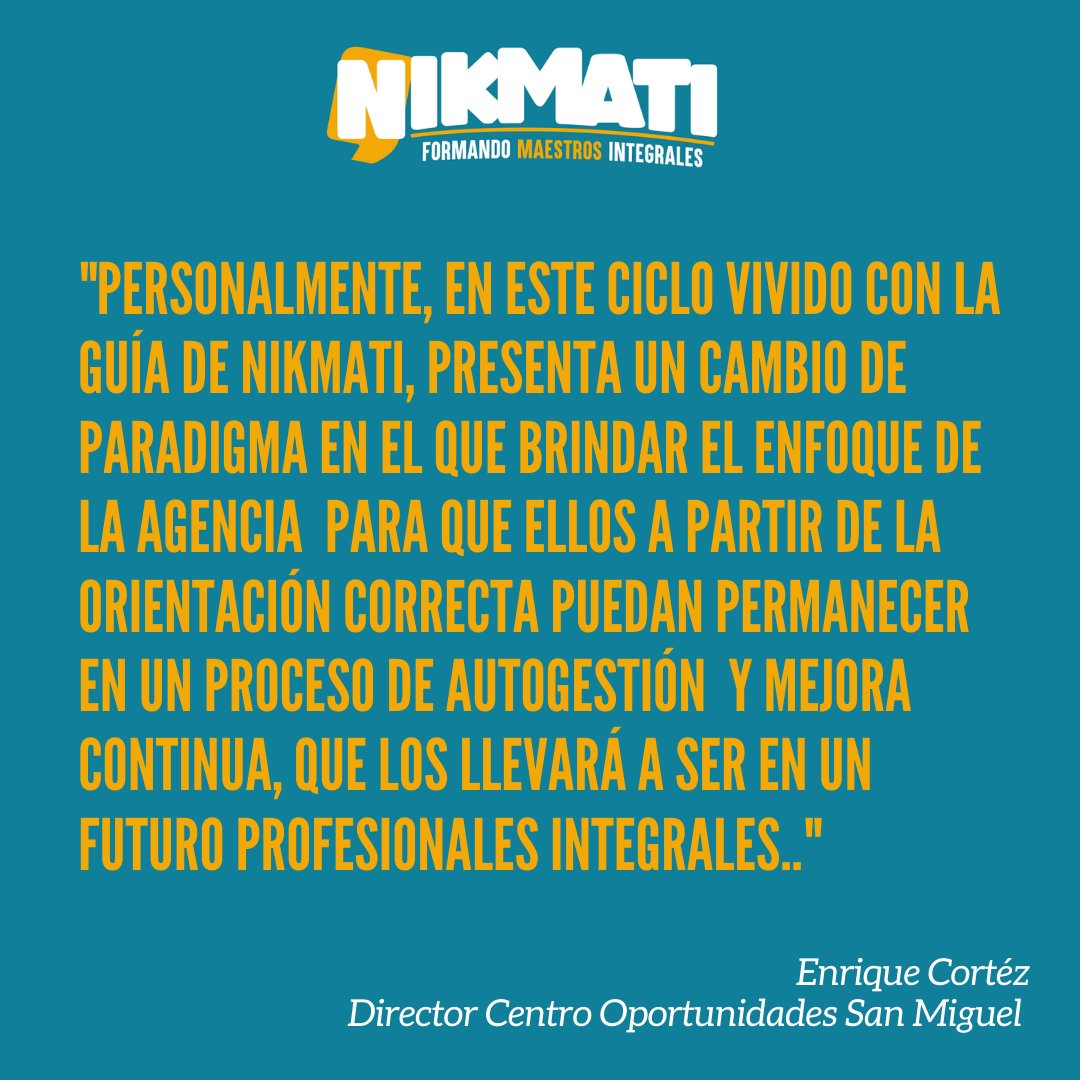 Hemos terminado nuestro segundo ciclo de desarrollo profesional con los maestros de Oportunidades enfocado en Liderazgo y Agencia para los estudiantes y nos llena de alegría leer las reflexiones de los docentes participantes. #ODS4 #Educacion