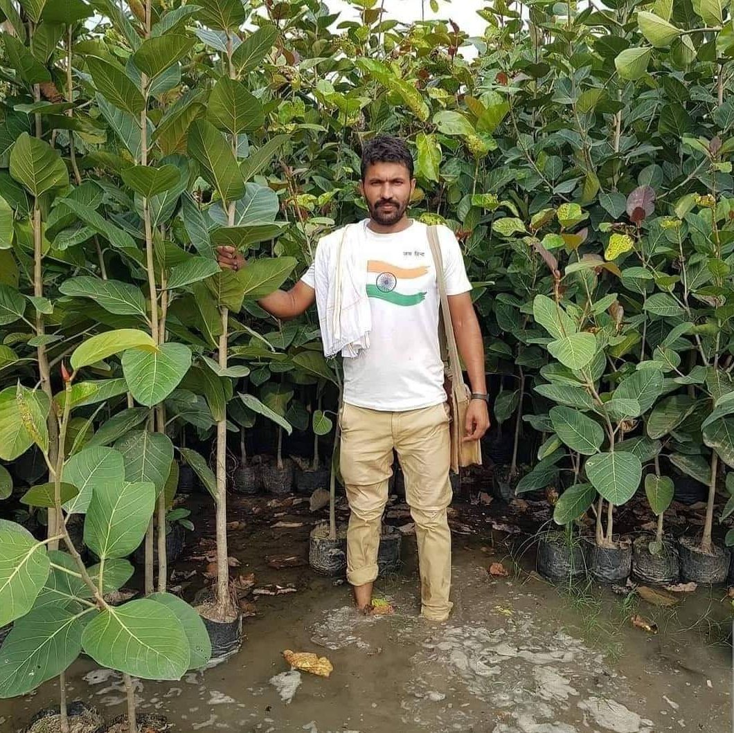 Tree Man Devender Sura tweet media