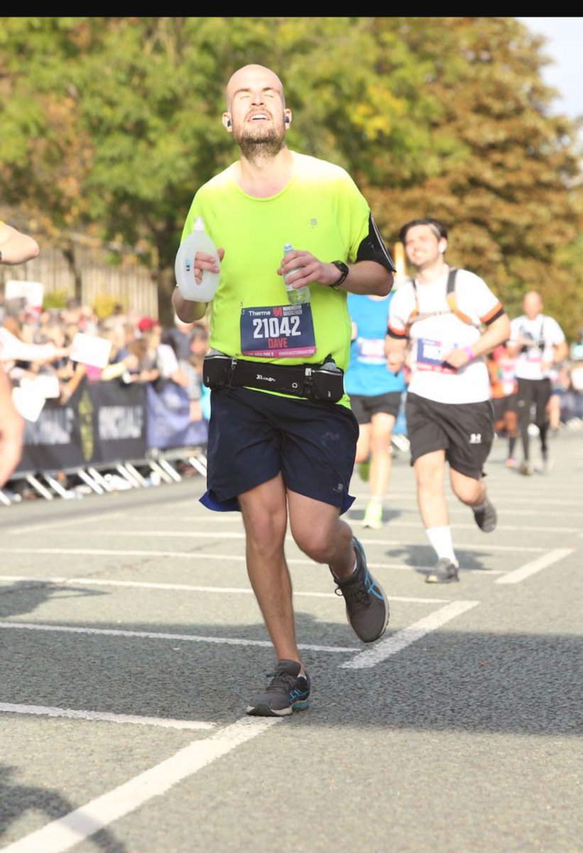 Padmore's tweet photo. I don't normally go in for the photos at running events. But some of these from @Marathon_Mcr were fantastic so I had to get the lot! Love the mixture of emotions! Still buzzing from Sunday, will I be signed up for 2022 by the end of the day!? #ManchesterMarathon #ukrunchat https://t.co/gcSz8qK5XK
