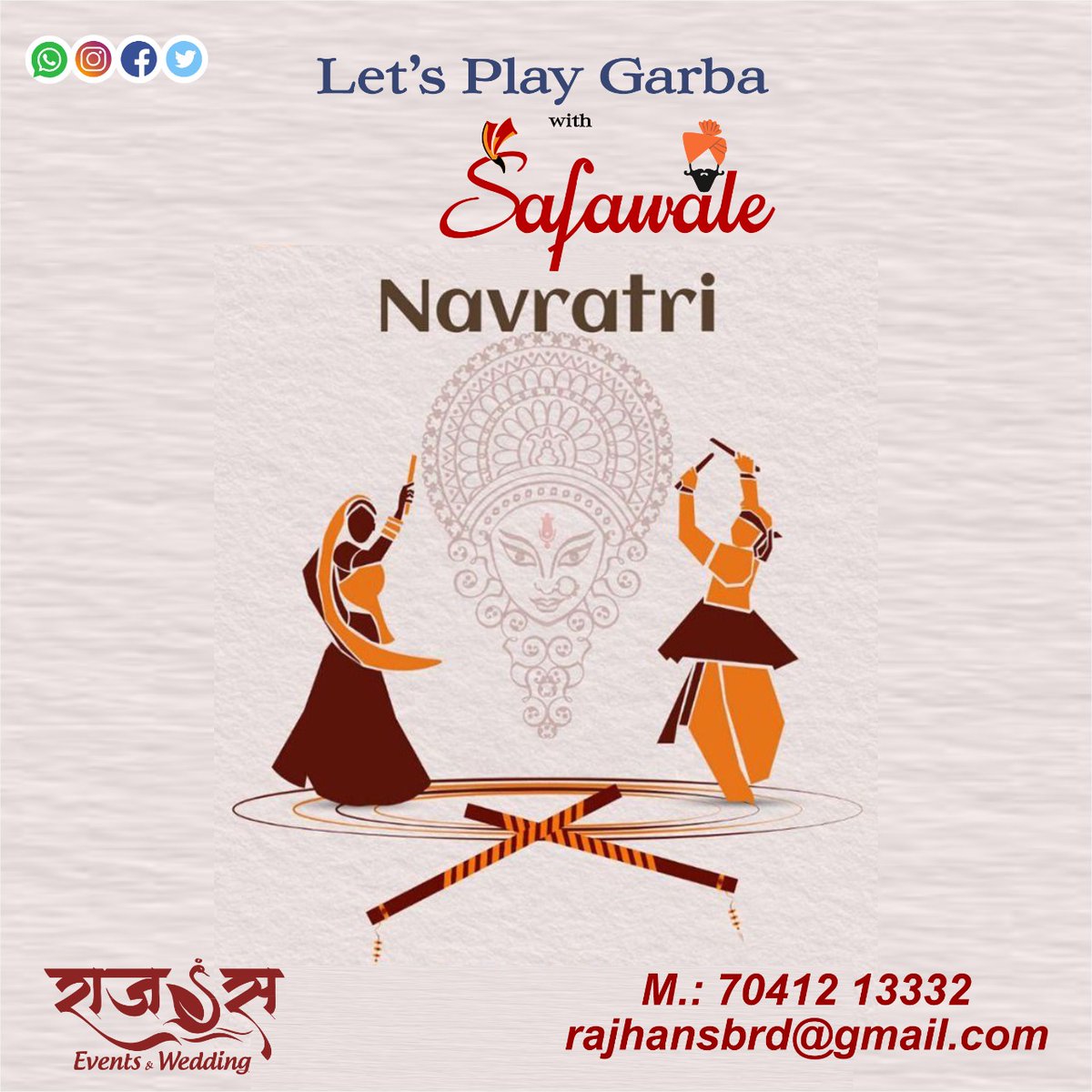 EventRajhans's tweet photo. Rajhans events &amp; Wedding
Safa wale
Garba with Safa
@EventRajhans https://t.co/OHN4tXZO7T