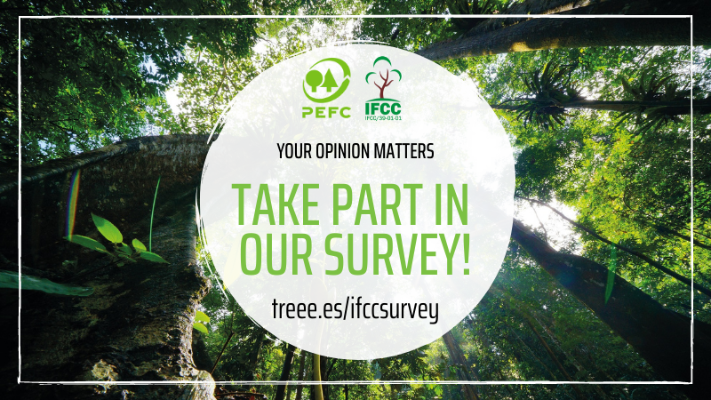 PEFCapac's tweet photo. We would like to invite you to take part in the PEFC/IFCC certification survey to tell us how we can help you to benefit from certification and help safeguard our forests in Indonesia. https://t.co/yX7kDNIwyg
#PEFCcertification #PEFCinAsiaPacific @IFCC_KSK https://t.co/Jjl9BpJ3HU