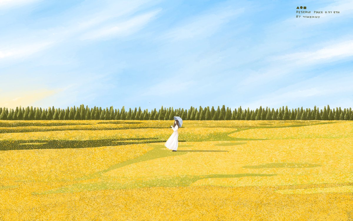 viwenny_NFT's tweet image. Lady in the flower field
My NFT drop on @withFND 
Reserve price 0.27 ETH

foundation.app/@viwenny/~/963…
If you love nature, field and impressionism you should like my art
☁️