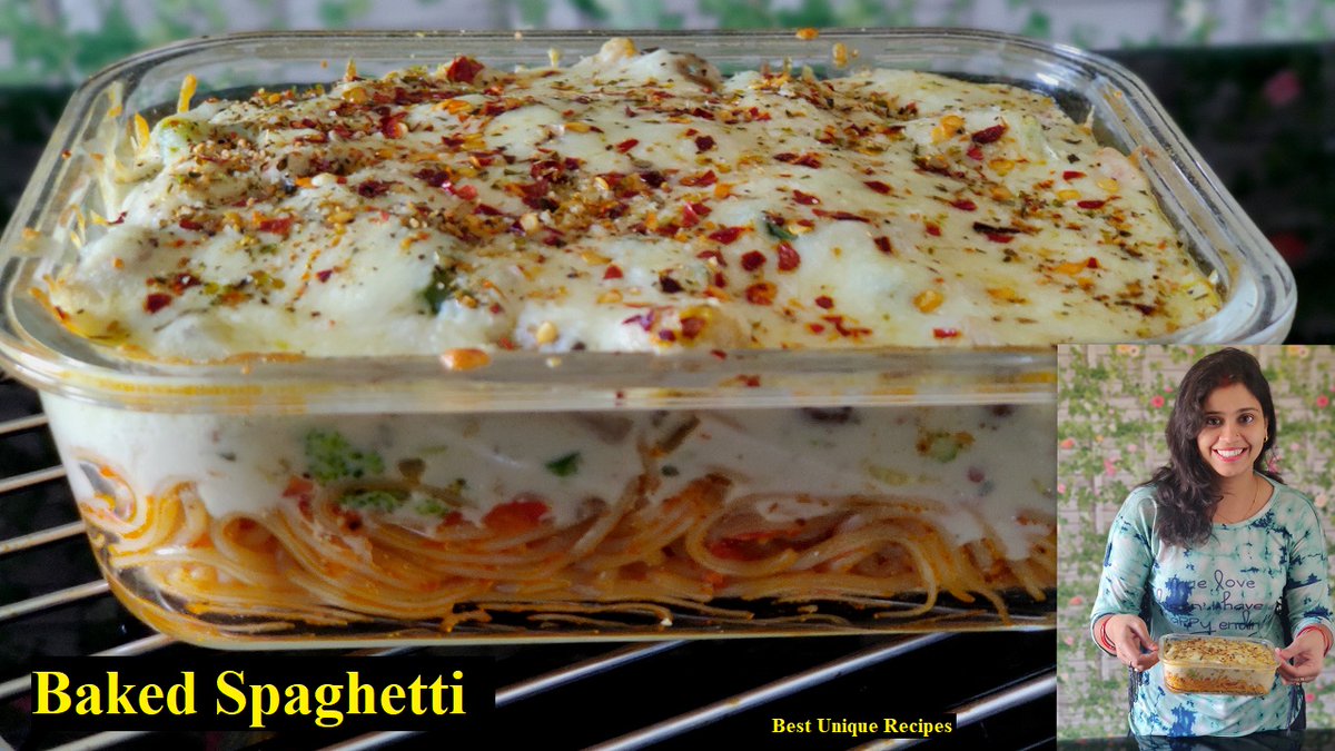 RecipesUnique's tweet photo. लाजवाब अनोखा पास्ता | Cheesy Baked Spaghetti | Layered Red Sauce Pasta With Exotic Vegetable : https://t.co/YaM41KsTNk

#Spaghetti #baked #pasta #recipe #cheesepasta #rednwhitesaucepasta #uniquepasta #redsaucepasta #whitesaucepasta #ovenrecipes https://t.co/VOIujEVLAa