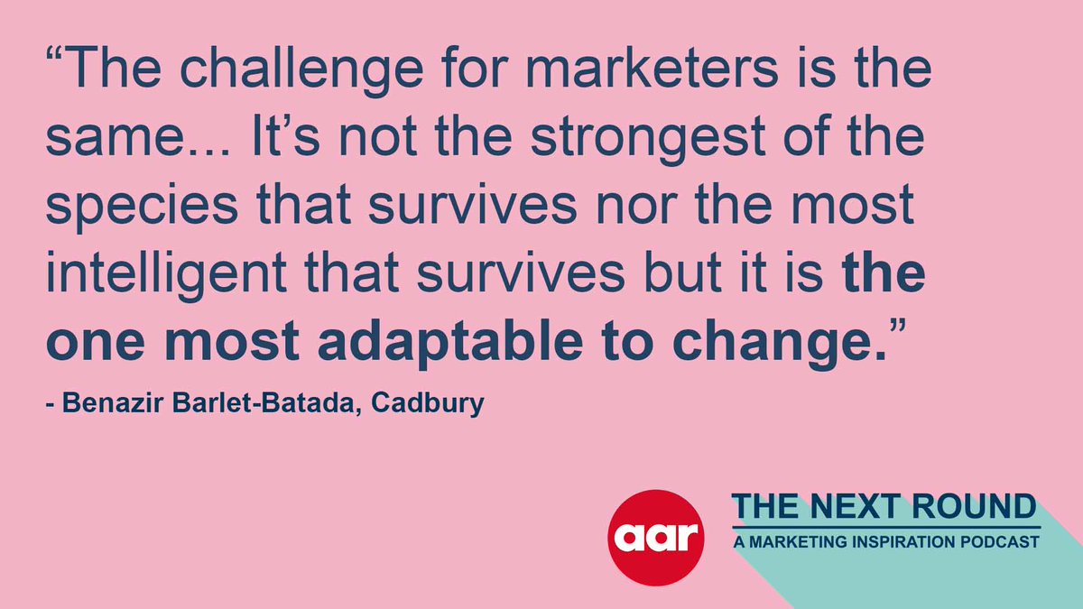 AARGROUP's tweet photo. Series 3 of The Next Round podcast is here! In this opening episode, host @Rcharney discusses an amazing founders story and how 200 years of history is both an advantage and a challenge for @CadburyUK’s Marketing Director, Benazir Barlet-Batada. 

https://t.co/ni3DMyoa32 https://t.co/W9Vfcbotqn