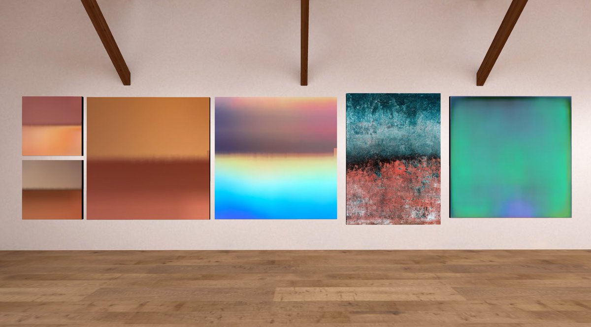 pl1ts's tweet photo. @Vika79941790 love your creations! are you planning to put more art on @hicetnunc2000 ?

happy collector.

look how great 'Walrus' looks next to @celad00r and @MCHX17's art in my gallery. the juxtaposition of textures is really interesting.

https://t.co/ozBCKtBuCT https://t.co/s5fyxD2cDG