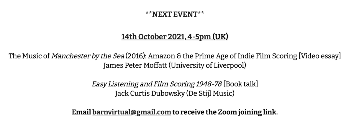 BARN Virtual Colloquia tweet media