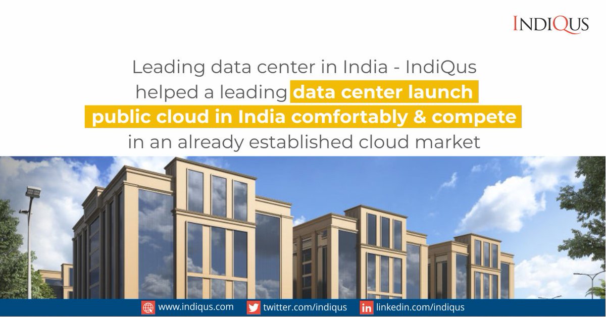 IndiQus's tweet photo. In just under 8 months, IndiQus helped a leading data center scale their cloud business to 3x.
Read the full case study on - https://t.co/3adECp64mD
.
.
.
#Indiqus #DataCenter #cloud #business #india #PublicCloud #CloudMarket https://t.co/1oqUu1rqMD