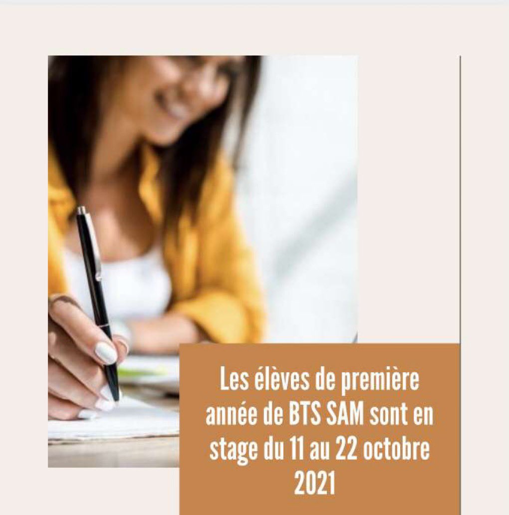 C’est parti pour le premier stage de 15 jours des élèves de BTS 1 ! 💼📚

#btssam #lycee #lyceebrassens #stage #entreprise