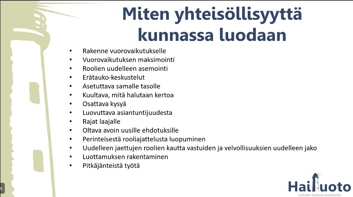 Hailuodon kunnanjohtaja @aki_heiskanen kunnan yhteisöllisyydestä @MaaseudunS #maaseudunsivistysliitto #osallisuuskahvit #osallisuus #yhteisöllisyys