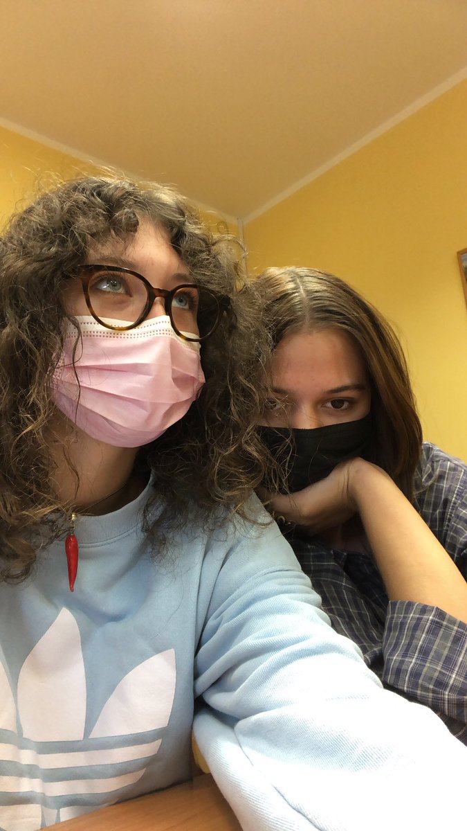 Chilipiparins's tweet photo. Due to covid we now will be sitting the whole day in one classroom. Dunno how I feel about it 🤨 #WFIO https://t.co/EbhM9Q0tll