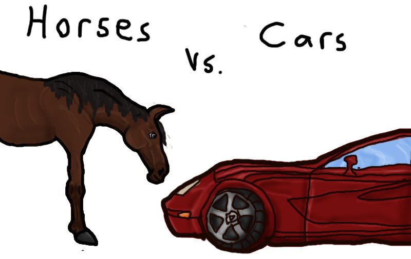 CarBug_'s tweet image. He who will rally behind the army of the horse shall be cast into eternal darkness. For he who follow the way of the car shall be granted eternal light.