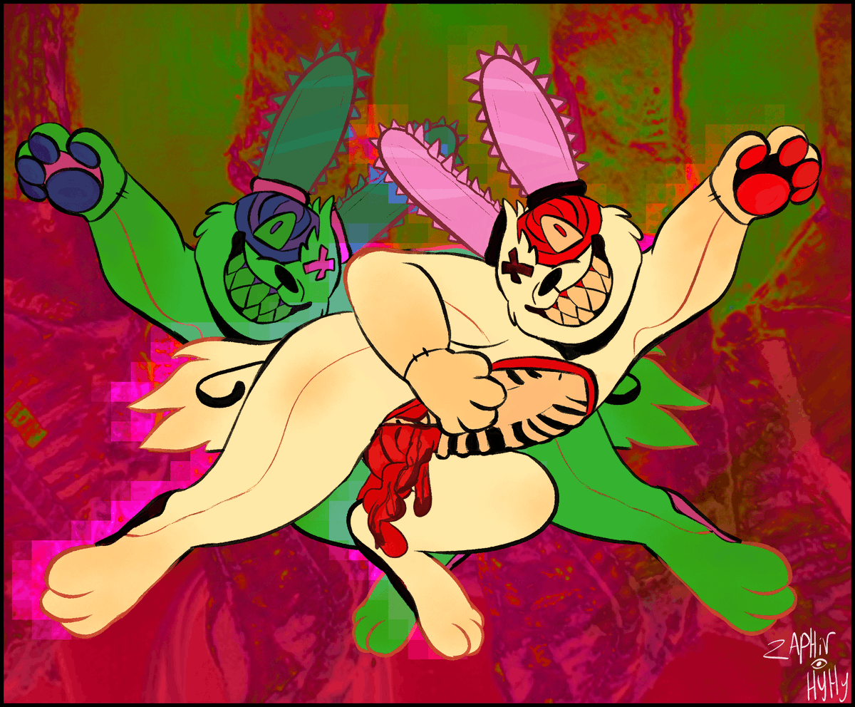 101Slopper's tweet photo. {Bnnuy I had to finish for HyHy like a tired Disney animator.}
-
#art #furryart #cartoongore #goretober #eyestrain #anthroart https://t.co/KsdQyZzyZK
