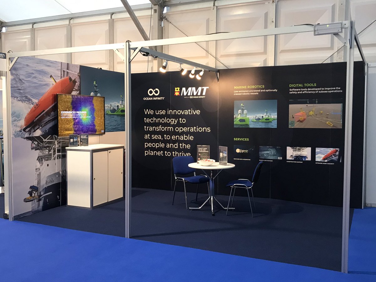 We’re here, ready for a busy 3 days at @OceanBusiness. Find us in the main hall at stand K1. #oceanbiz #oceanbiz21 #robotics #marinetech