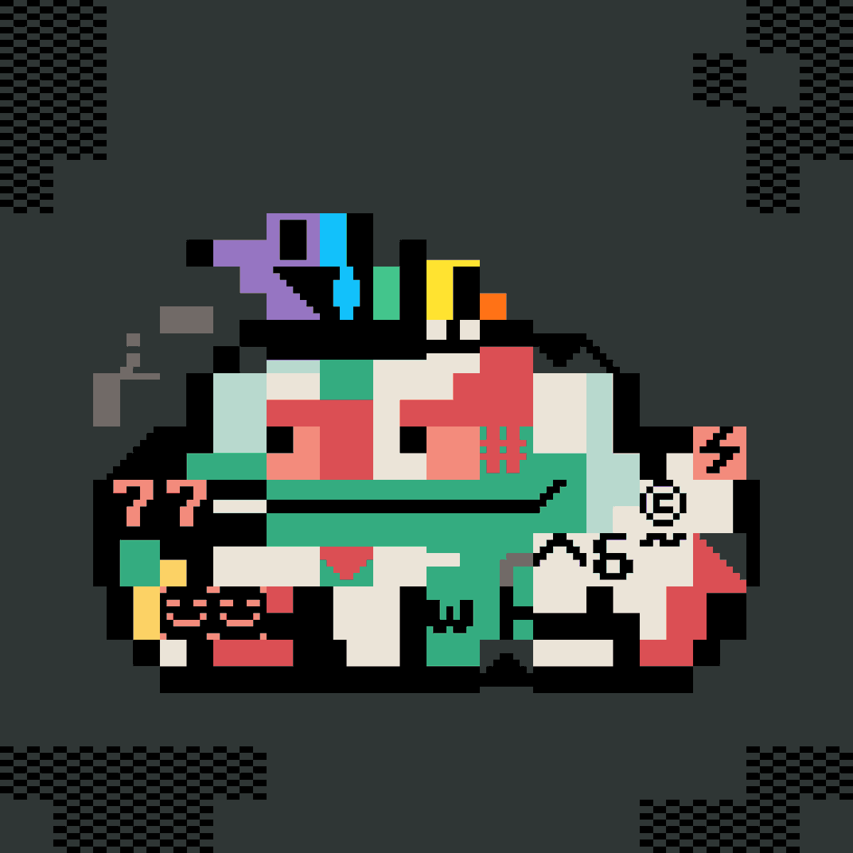 tricKxP's tweet photo. More ASCII toadz dropping tomorrow at random!

1/1s
10 tez
https://t.co/Pp1diPE7LY

Retweet &amp; follow and I'll randomly select someone to get the ASCII Toadenza #6264 🐸🐸 https://t.co/YDeuI8C9v3