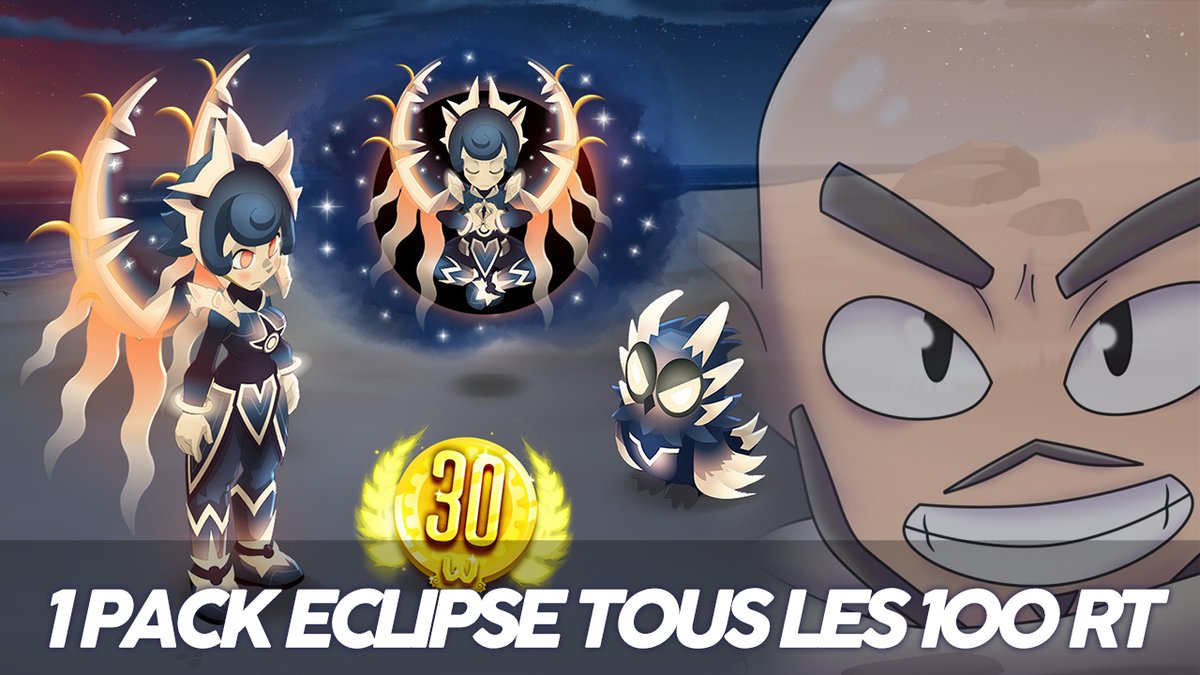 ZakiWakfu's tweet photo. Et voila, me voila plus vieux d'un an aujourd'hui, ouaiiiis youhouu…😭 
Humm humm, enfin bref, pour fêter mes 31 ans je vous offre un pack eclipse sur Wakfu et je rajouterais un pack a chaque pallier de 100Rt franchit. 
Tirage le 19 Octobre, bonne chance a tous ! https://t.co/zVpB9iSOCC