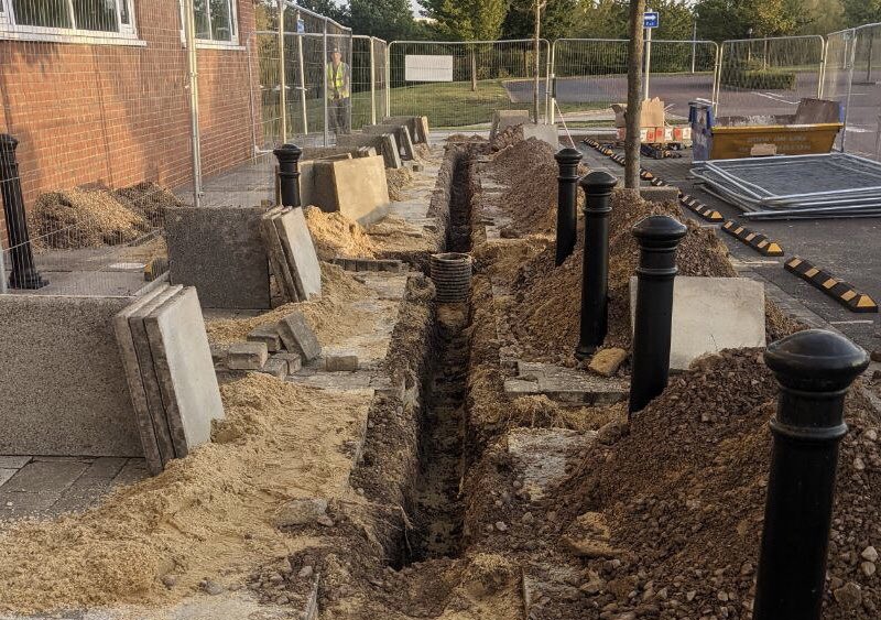 evcsolutions's tweet image. Our teams started on site to deliver another project installing EV charging points for staff and visitors for a commercial client. Have you got yours installed yet? Contact us now. #EVcharging #ElectricVehicles #ChargingPoints #Infrastructure #Workplace #EV #Future #FastCharging