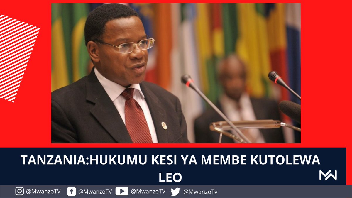 MwanzoTv's tweet photo. Mahakama Kuu ya #Tanzania leo inatarajiwa kutoa hukumu ya kesi ya Bernard Membe dhidi ya Cyprian Musiba. Membe amemshtaki Musiba na wachapishaji wa Gazeti la Tanzanite baada ya kuchapisha habari iliyomchafua, ambapo anadai fidia ya TZS bilioni 10. https://t.co/BEW0l0gl05